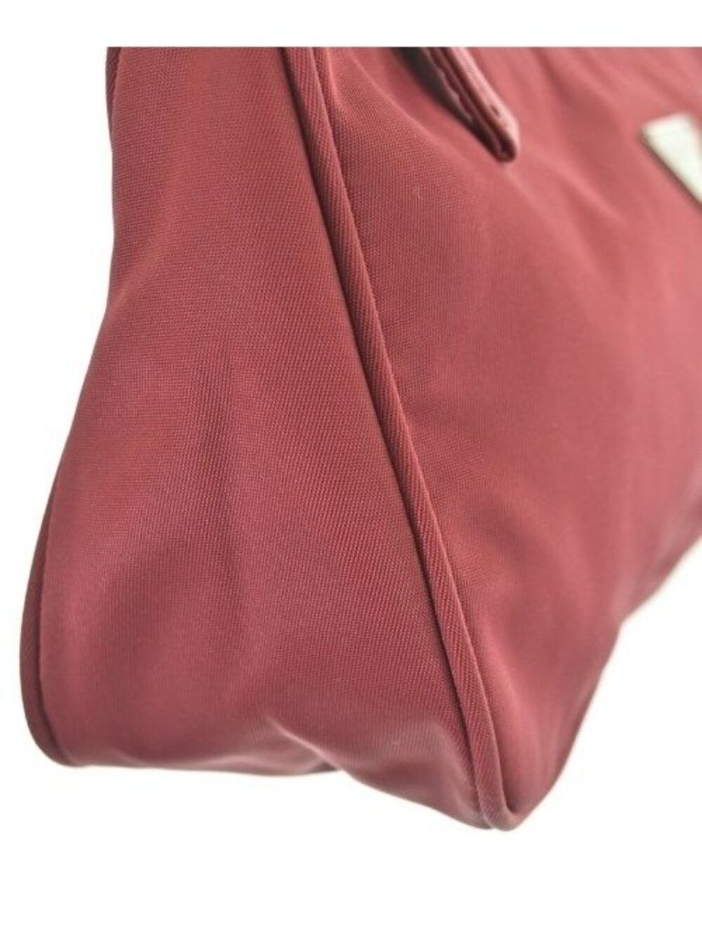 Prada Nylon Handbag Red - Picture 6 of 12